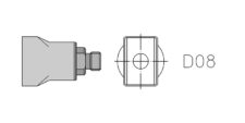 Насадки для пайки горячим воздухом серии D
