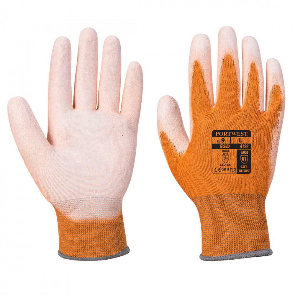 перчатки трикотажные, нейлоновые, с покрытием ладони .