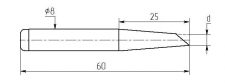 ML25-DB, односторонний срез, износостойкие