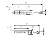 МИ-DB, односторонний срез, износостойкие