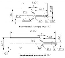 Электрод для БИС-08, БИС-09, диаметр 0.5 мм