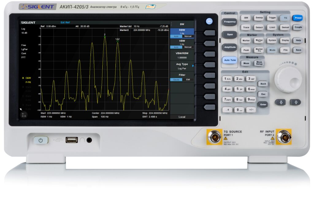 Анализатор спектра АКИП-4205/3